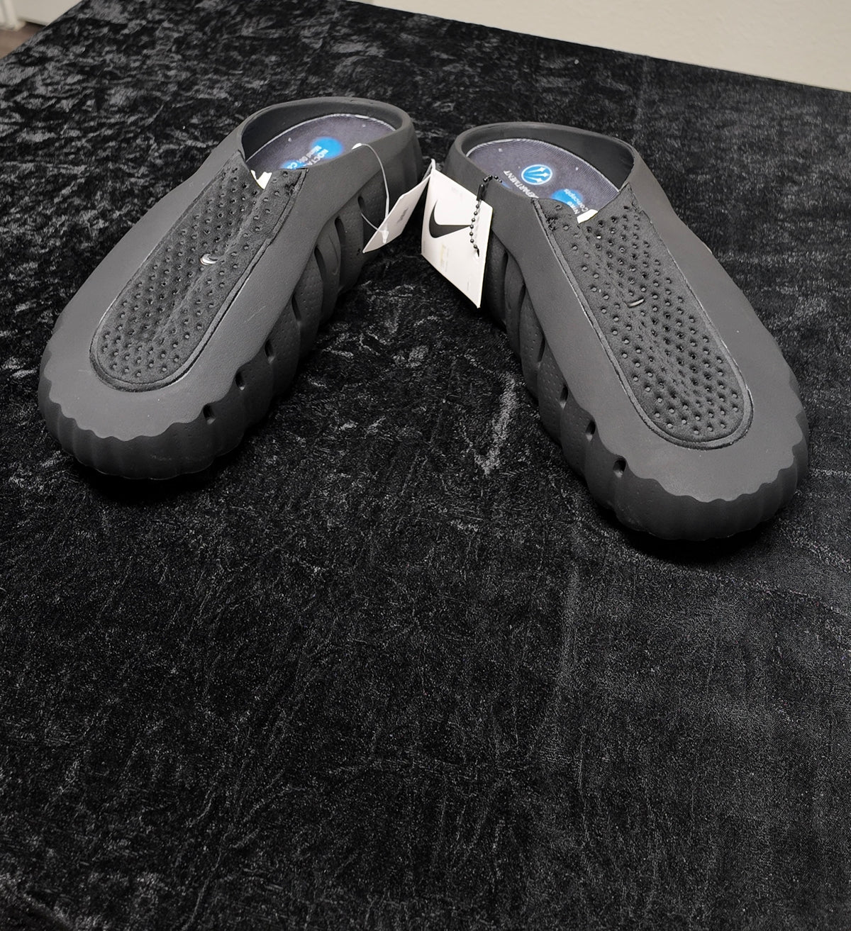 Nike Mind 001 Slides – Black Chrome (Brand New, Authentic)
