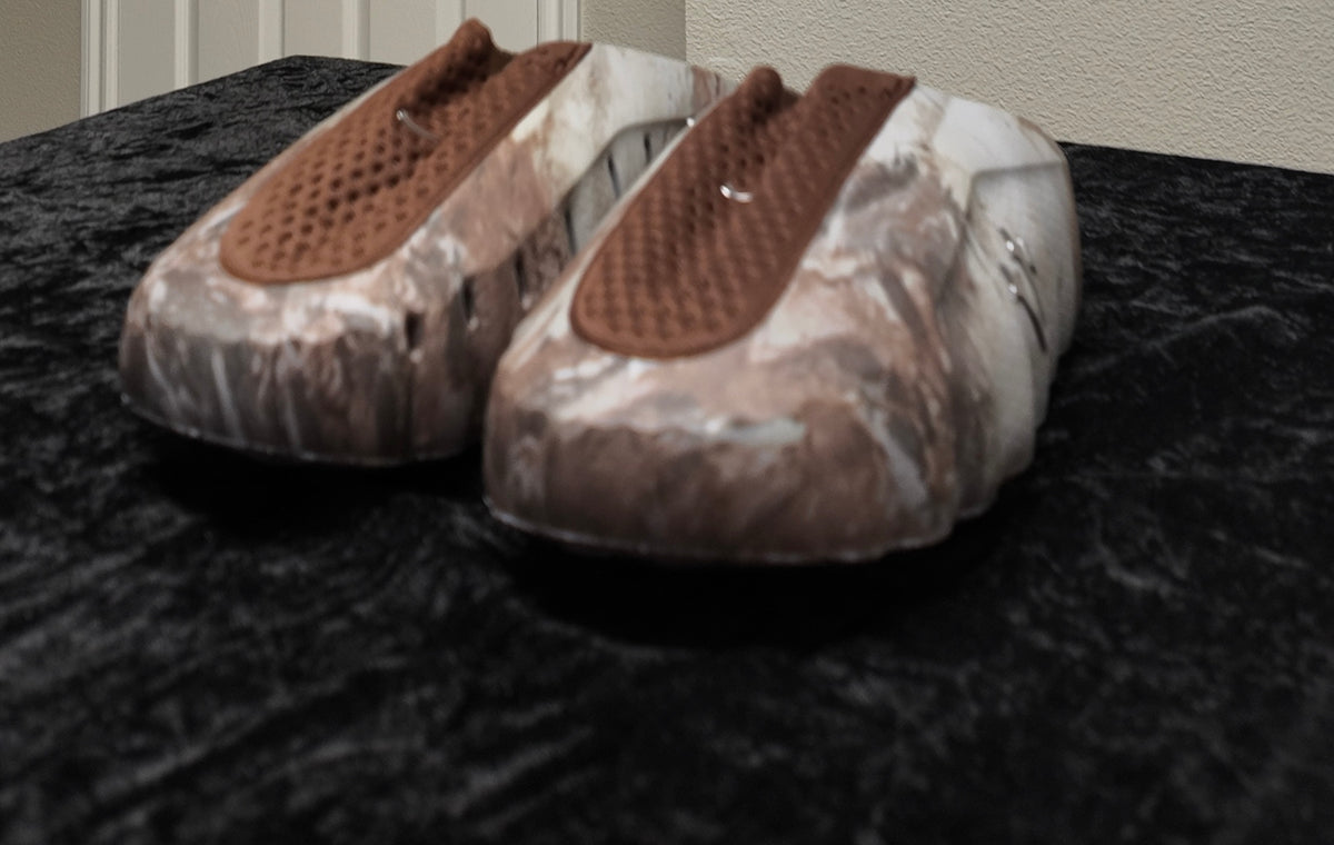 Nike Mind 001 Slides – Marble Brown (Brand New, Authentic)