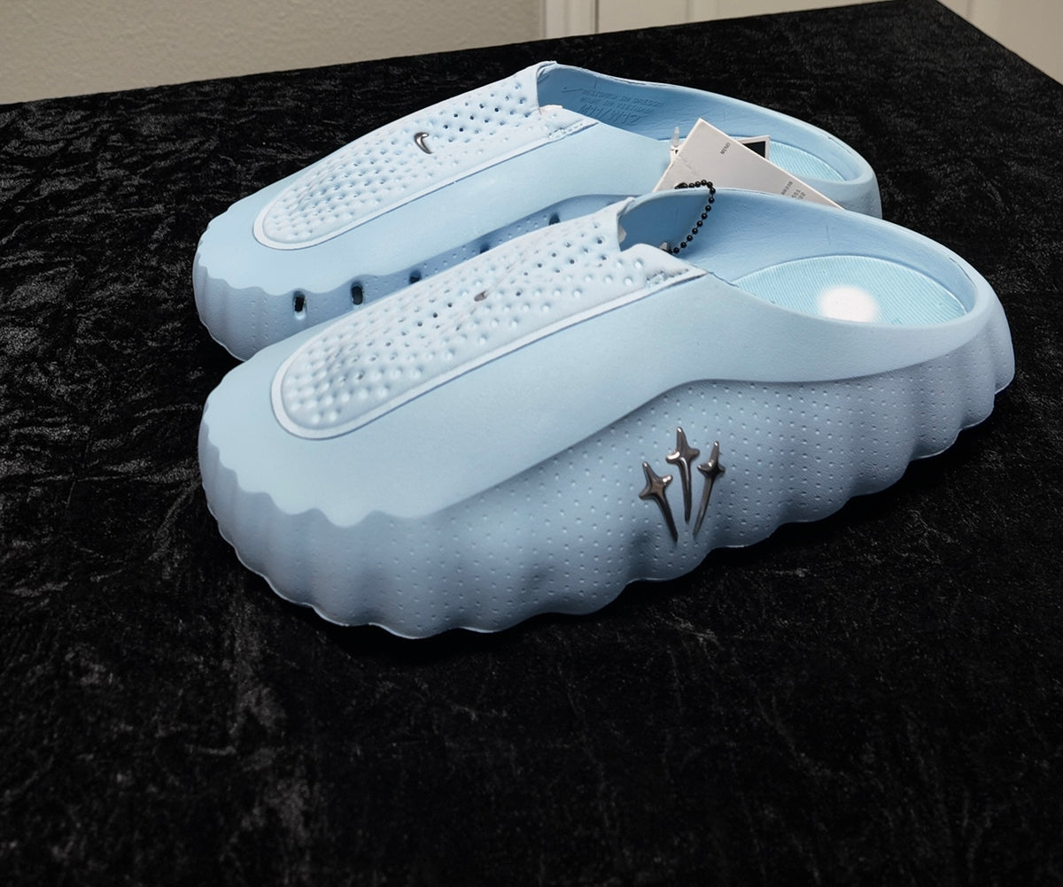 Nike Mind 001 Slides – Light Blue (Brand New, Authentic)