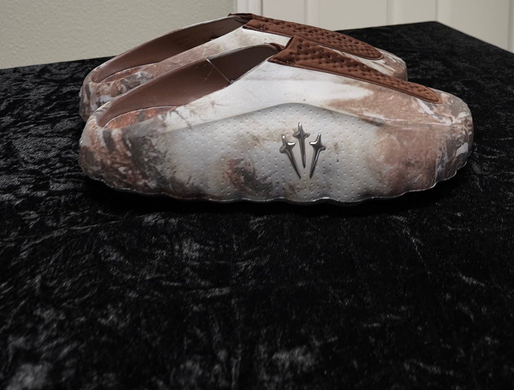 Nike Mind 001 Slides – Marble Brown (Brand New, Authentic)