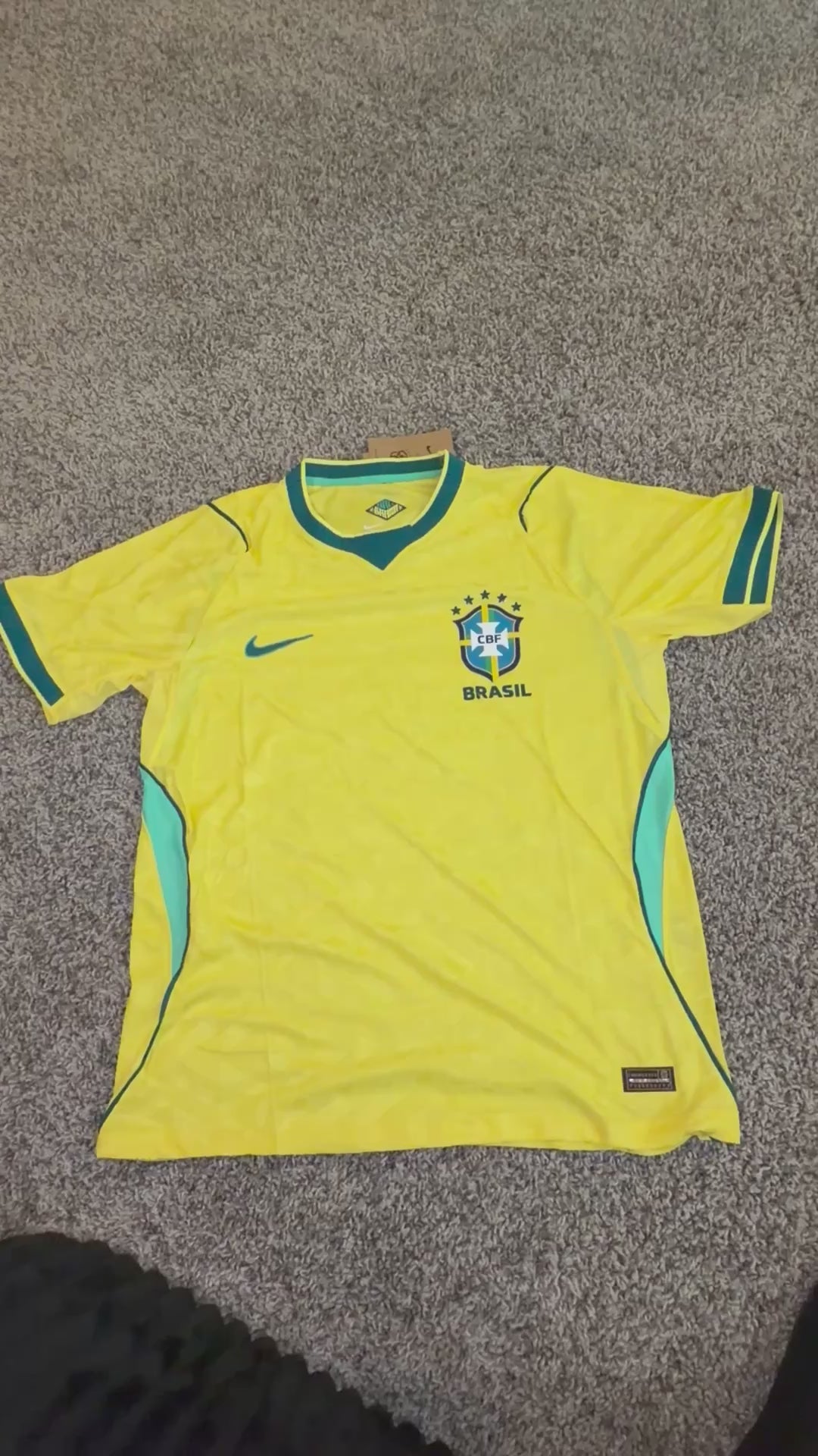 Brazil "Futebol Vive" 2026 Home Jersey — Authentic